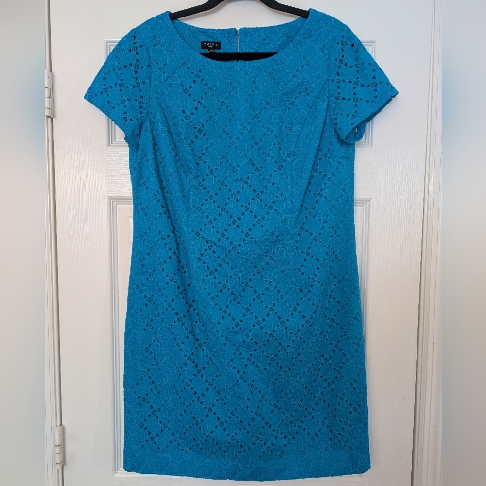 NWT TALBOTS Eyelet Short Sleeve Dress
